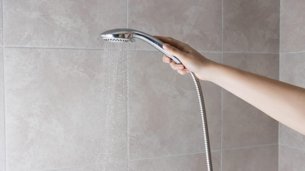 Shower Head with Running Water